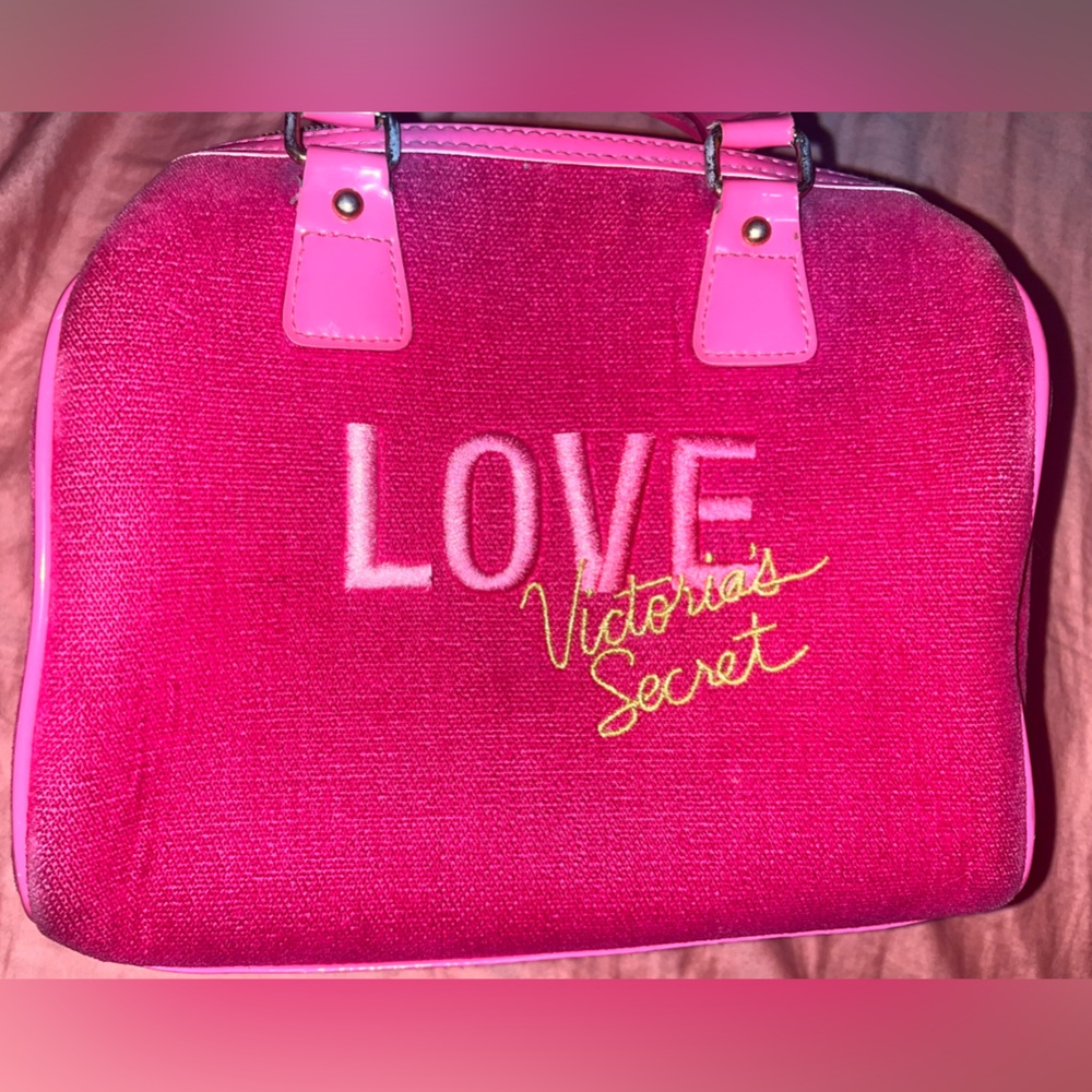 Vintage Victoria’s Secret Purse 90s Y2K Satchel Clueless Velvet Small Bag